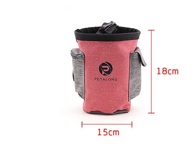 Pet out of the food bag airtight container in blue colour with scoop and closed lid