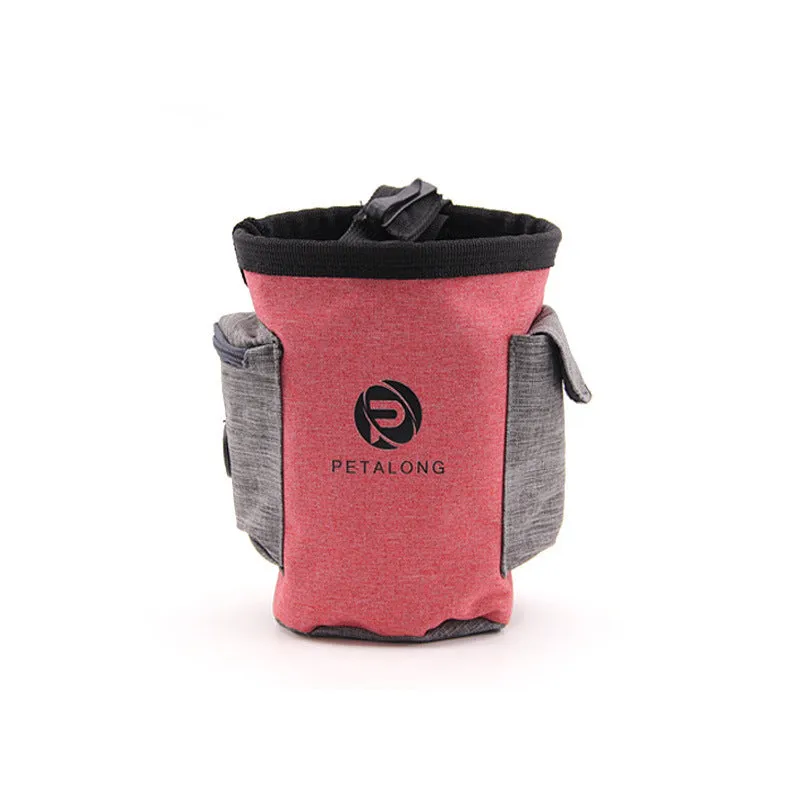 Pet out of the food bag airtight container in blue colour with scoop and closed lid