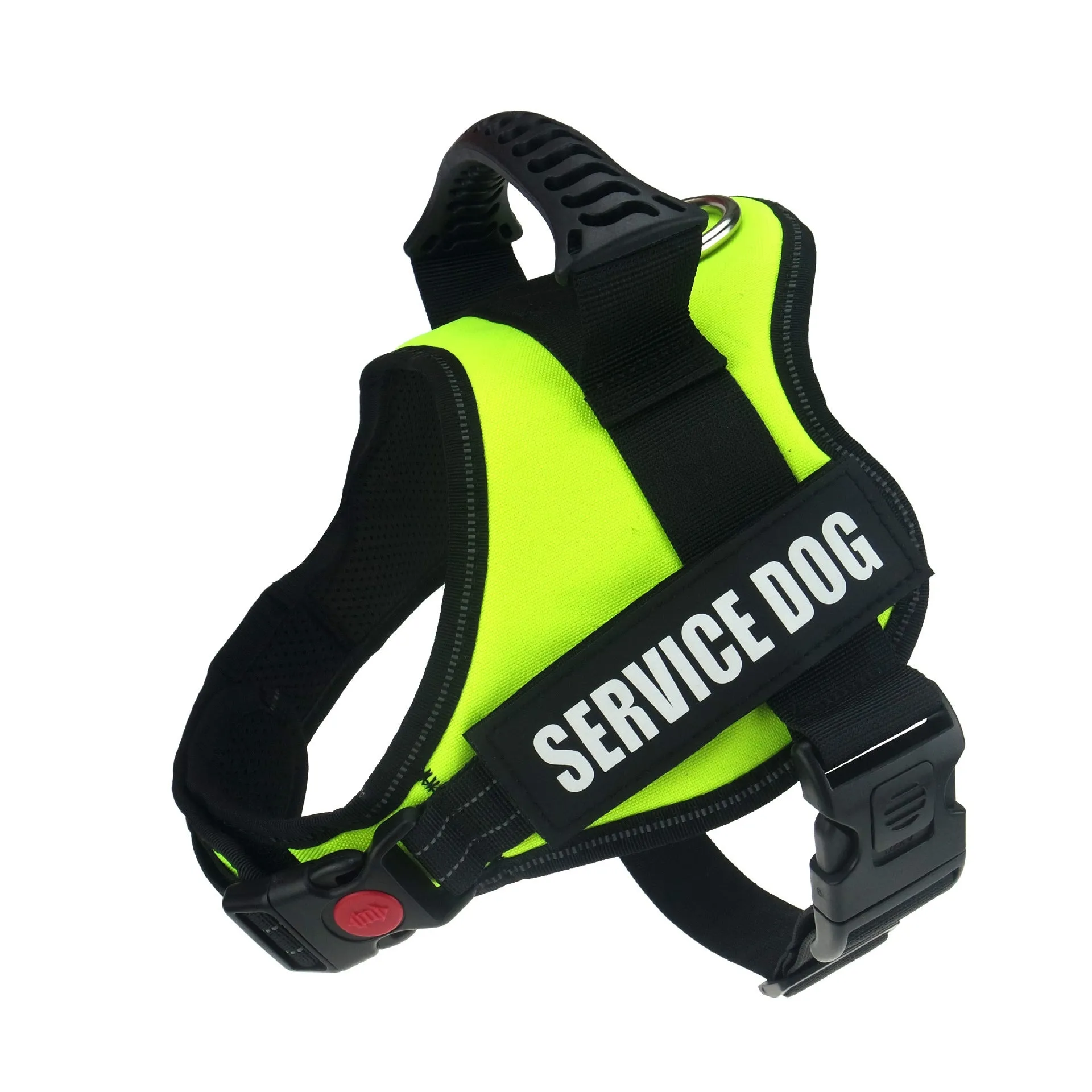Nylon dog chest brace harness with Velcro strap in multiple sizes for large dogs