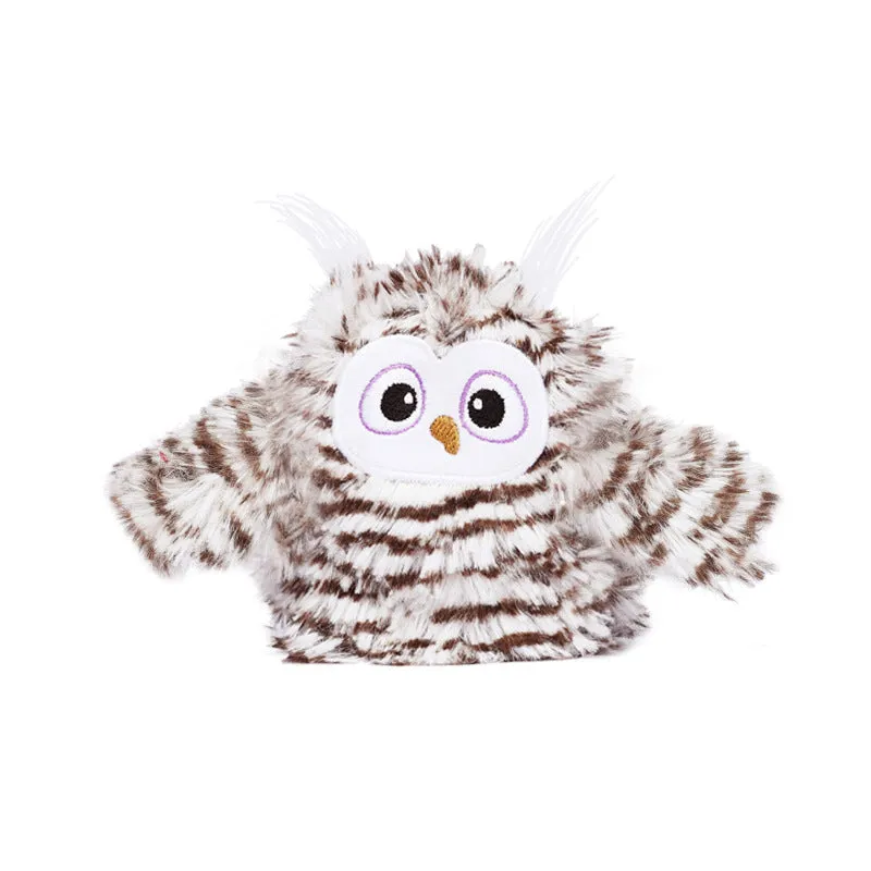 Owl cat teaser stick with sea mother fur and cat mint for indoor self-entertainment
