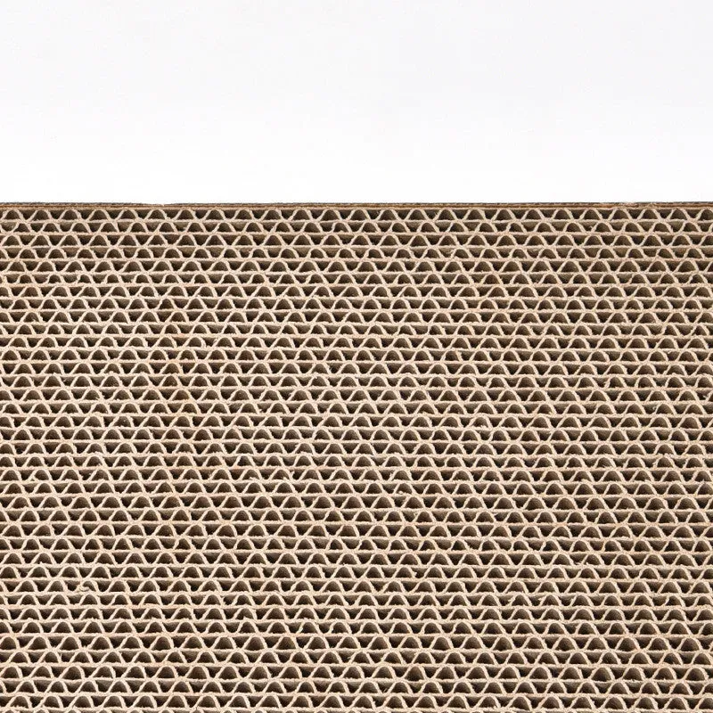 Yili corrugated cat scratching board in circular design, suitable for indoor cats to scratch and rest on.