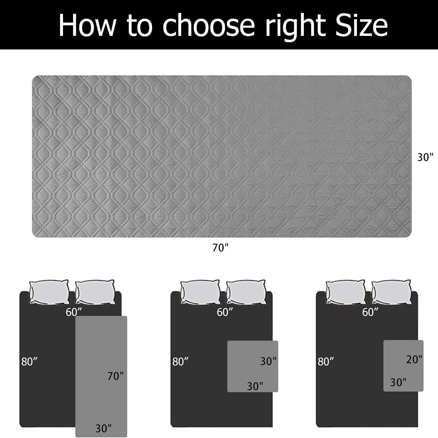 Reversible waterproof dog blanket sofa cover in grey, laid flat on a sofa