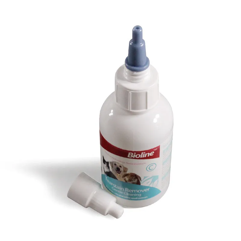 Pet tear remover liquid 50ml bottle for dogs and cats external use