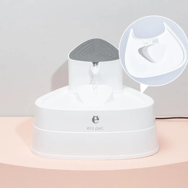 Mi electric circulating pet water fountain with 1.5L or 3L capacity, dust cover, and quiet pump for cats and dogs
