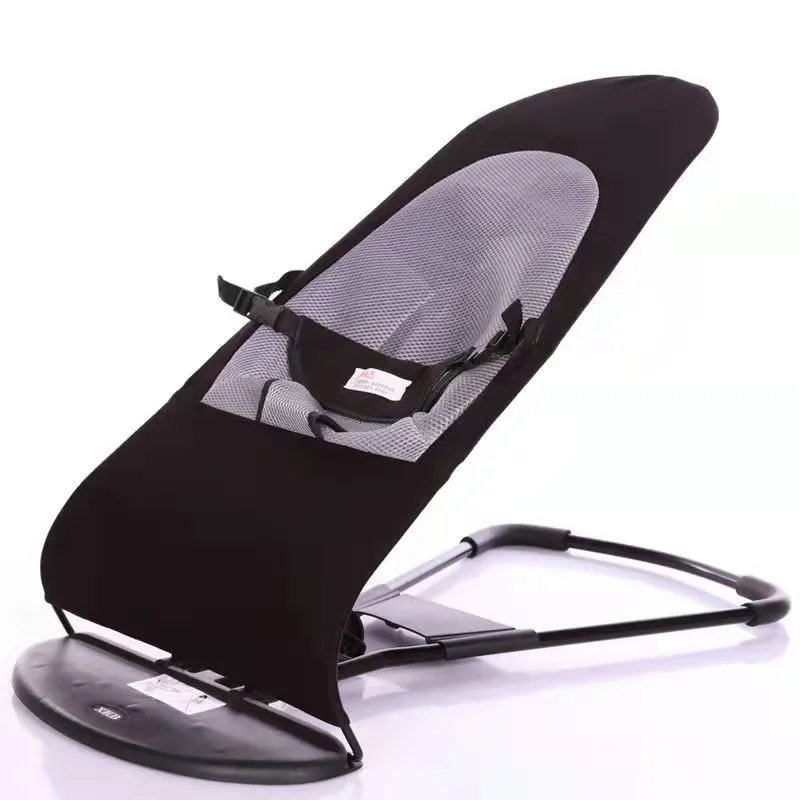 Portable small dog rocking bed with iron frame in black colour, 78x39x42cm, supporting pets up to 30kg