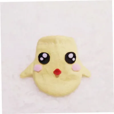 Pet hamster wearing a bunny costume in a cute style, showing the thin fabric design