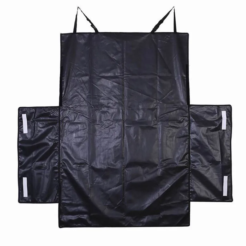 Dog car mat in paw print pattern made from waterproof Oxford cloth for car seat protection