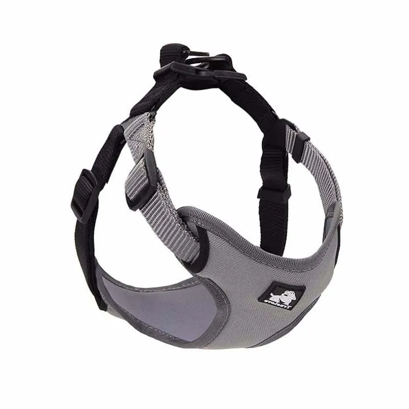Dog leash collar in Oxford cloth with breathable mesh and zinc alloy clip, available in multiple sizes and colours