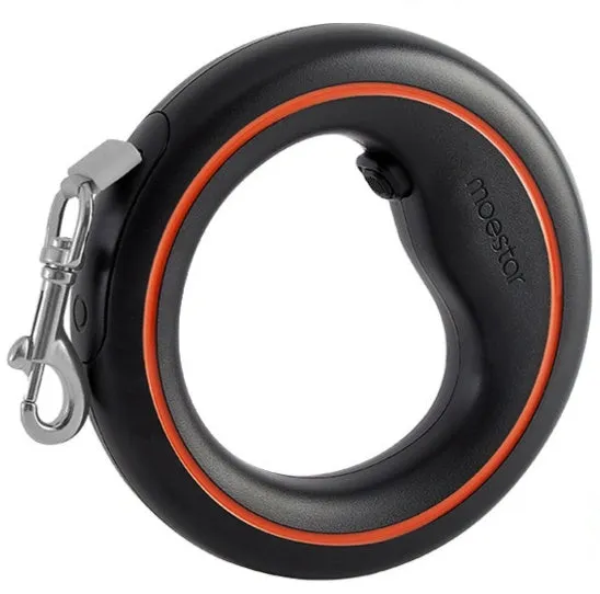 Medium and large pet hand holding rope 3M polyester dog leash in Black Orange colour