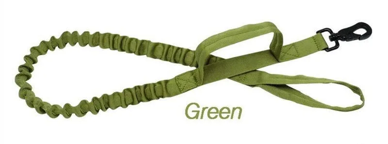 Tactical large dog vest in Army Green made from 1000D nylon with nylon webbing chest strap