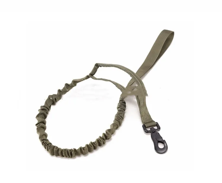 Tactical large dog vest in Army Green made from 1000D nylon with nylon webbing chest strap