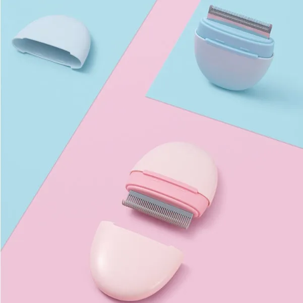 Cat hair comb plastic grooming tool to remove floating fur available in multiple colours