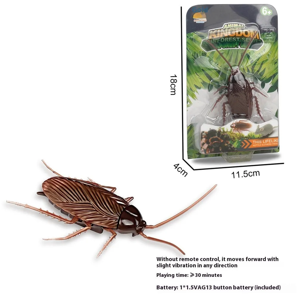 Electric vibration walking toy for pets in cockroach, tarantula, mouse, or dragonfly designs