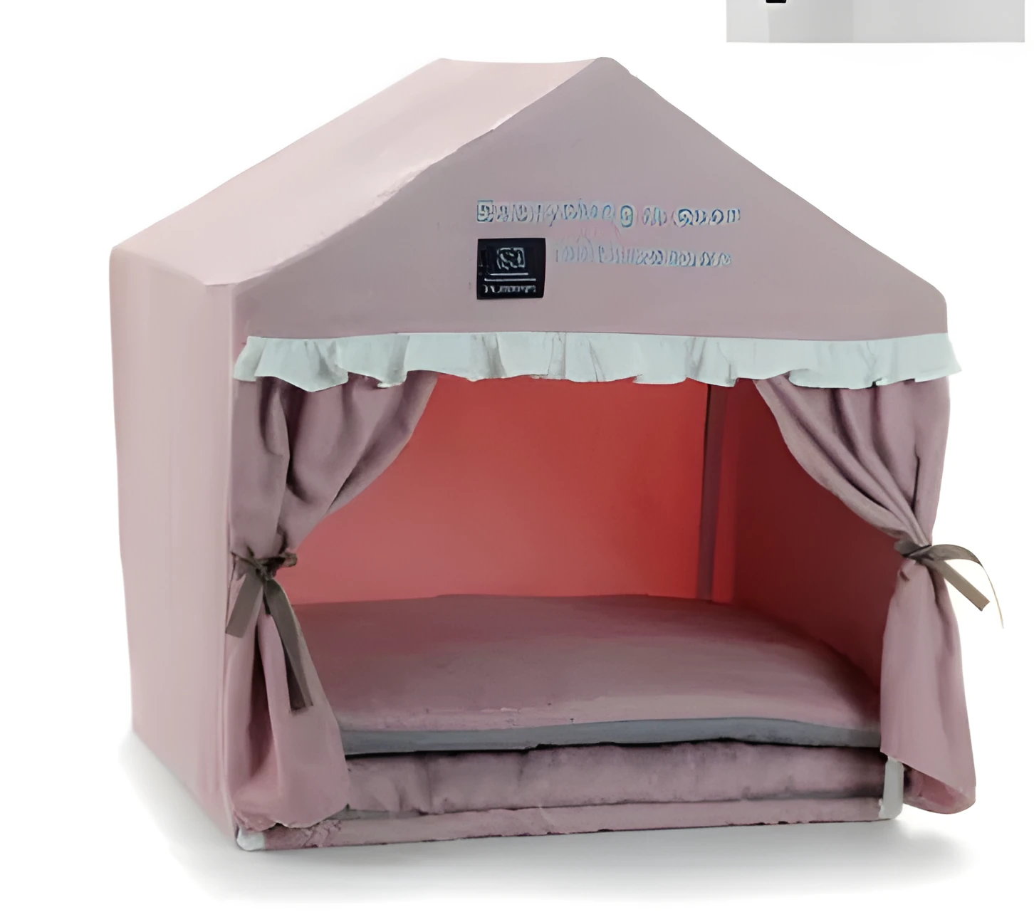 Love Adorable Pet Supplies blue pet dog house with detachable tent for small breeds like Teddy