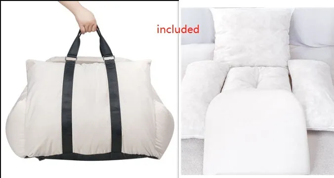 Pet car carrier in light grey with waterproof fabric and PP cotton cushion, 60x50x55cm