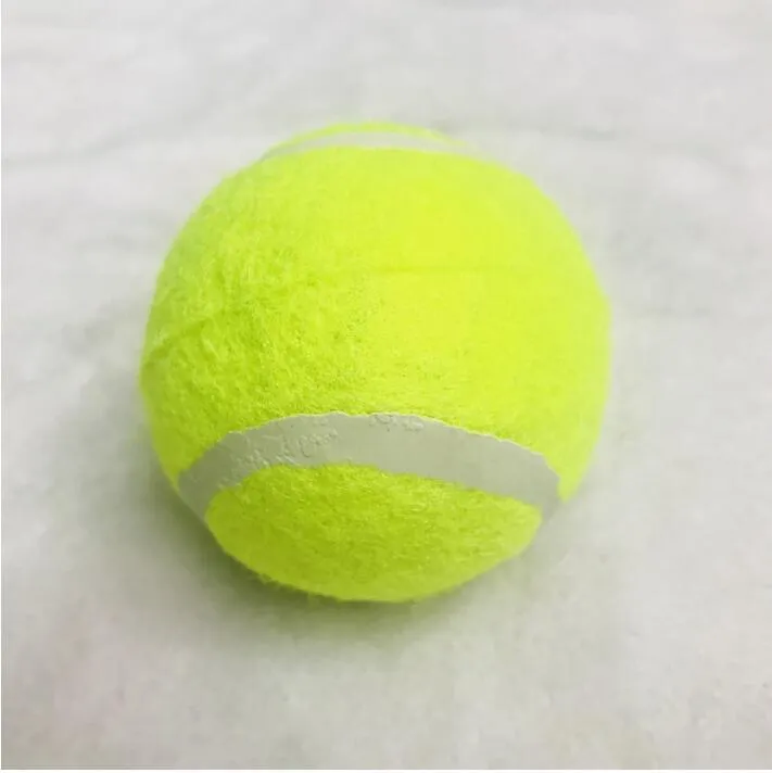 64mm non-toxic rubber and felt dog molar tennis ball toy for chewing and fetching