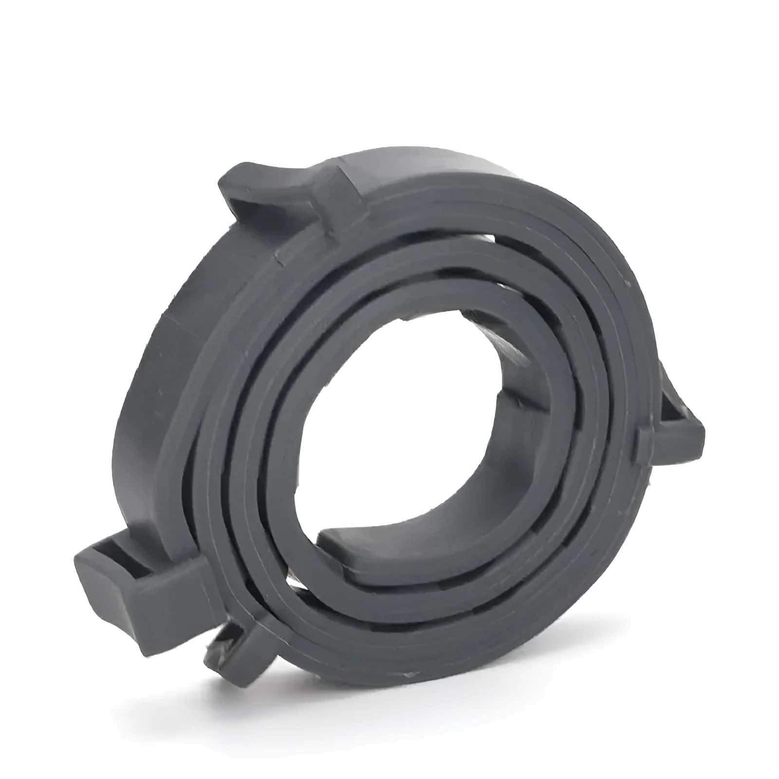 Adjustable silicone cat and dog collar for flea repellent in black, grey, white, and yellow colours