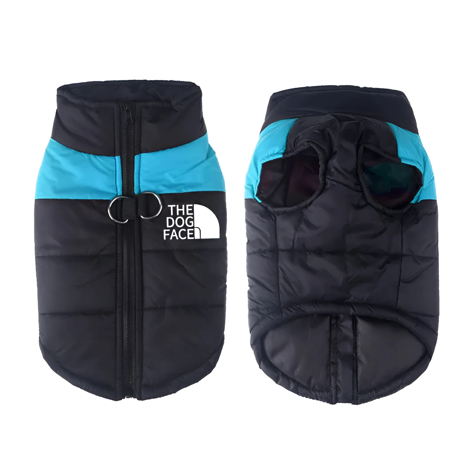 Waterproof cotton winter dog vest coat in 8 colours for small to large dogs