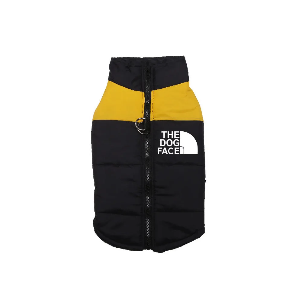 Waterproof cotton winter dog vest coat in 8 colours for small to large dogs