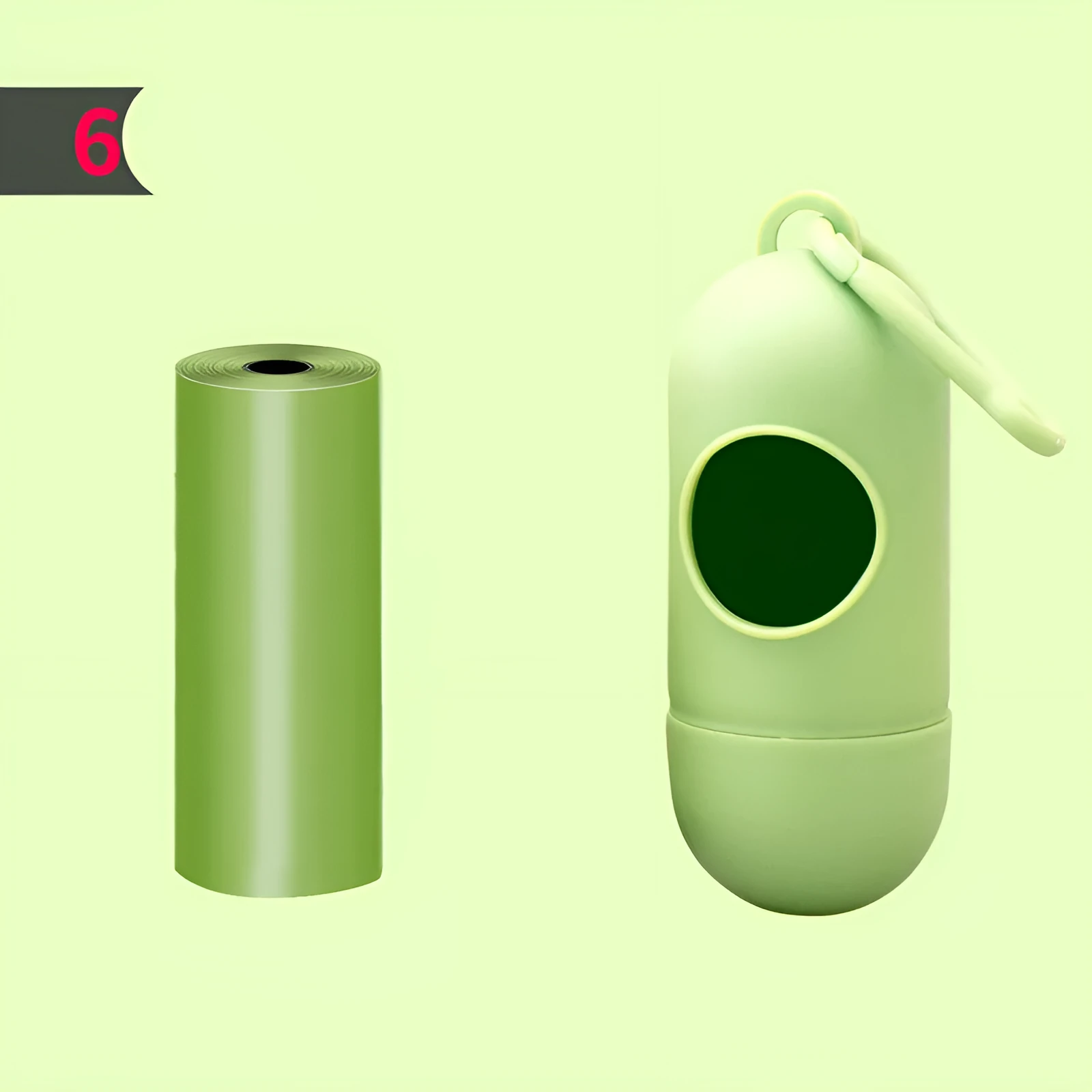 Degradable pet toilet bag 29.5x22 cm for dog and cat waste, EPI+PE material, multi-pack option