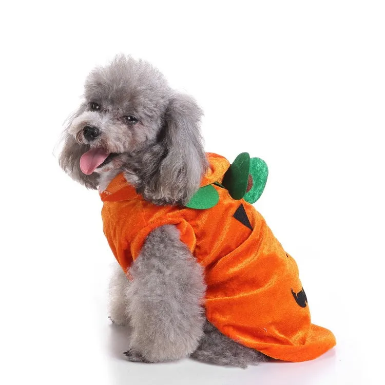 Halloween Christmas dog polyester transformation bodysuit costume in eight colours sizes S M L