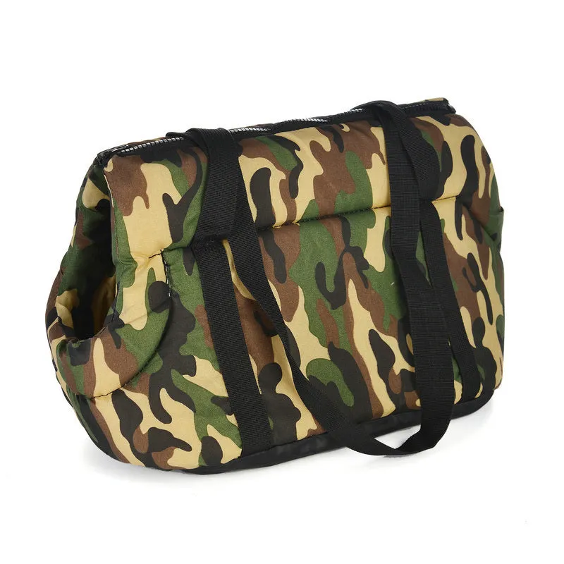 Outdoor travel pet backpack in non-woven fabric, small size, blue colour, for cats and small dogs