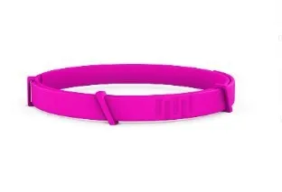 Anti-flea pet collar for cats and dogs, plastic construction in Rose Red colour