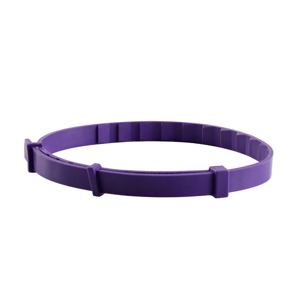 Anti-flea pet collar for cats and dogs, plastic construction in Rose Red colour