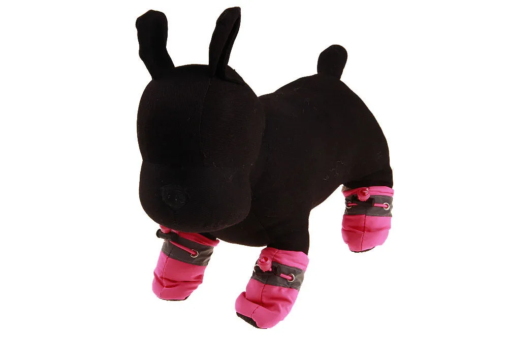 Dog shoes with anti-slip sole, black colour, size 1-7 for small to medium dogs paw protection
