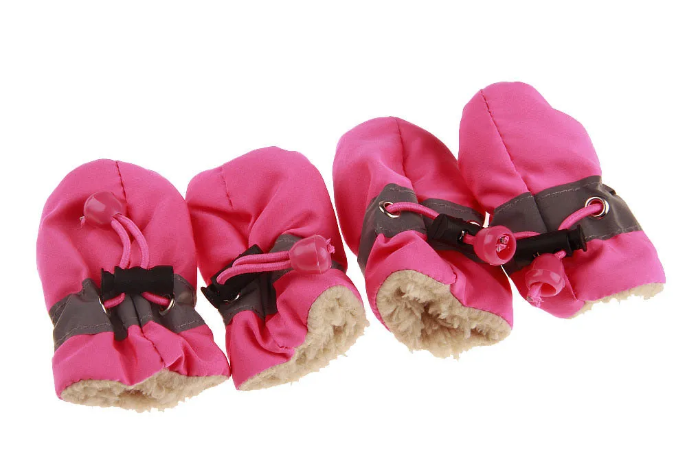 Dog shoes with anti-slip sole, black colour, size 1-7 for small to medium dogs paw protection