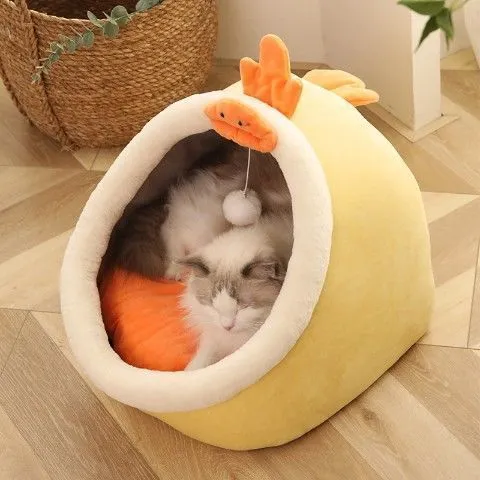 Sponge cat litter four seasons universal villa pet nest in dinosaur style on floor