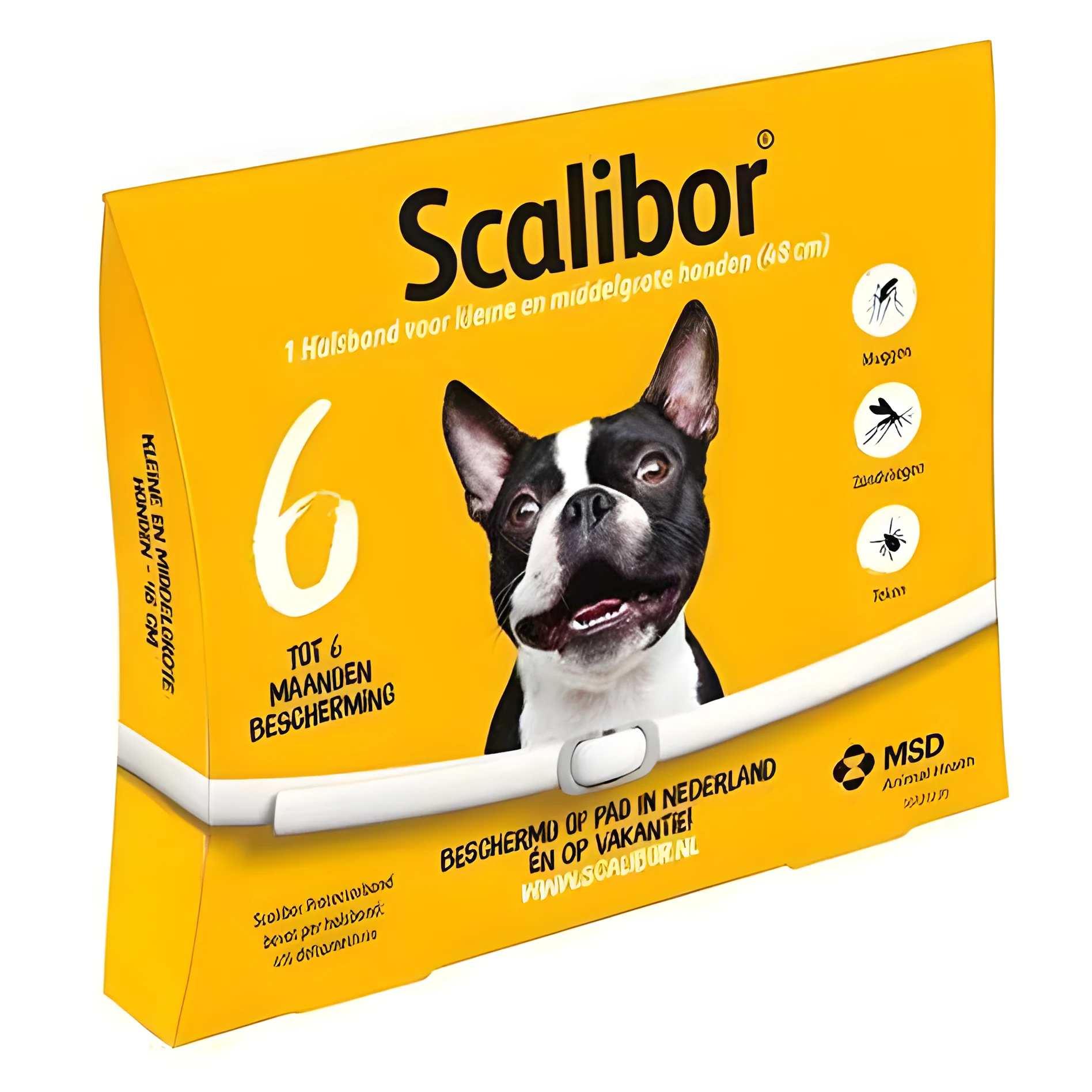 Large grey scalibor dog flea deworming collar made from mohair material for insect repellent use