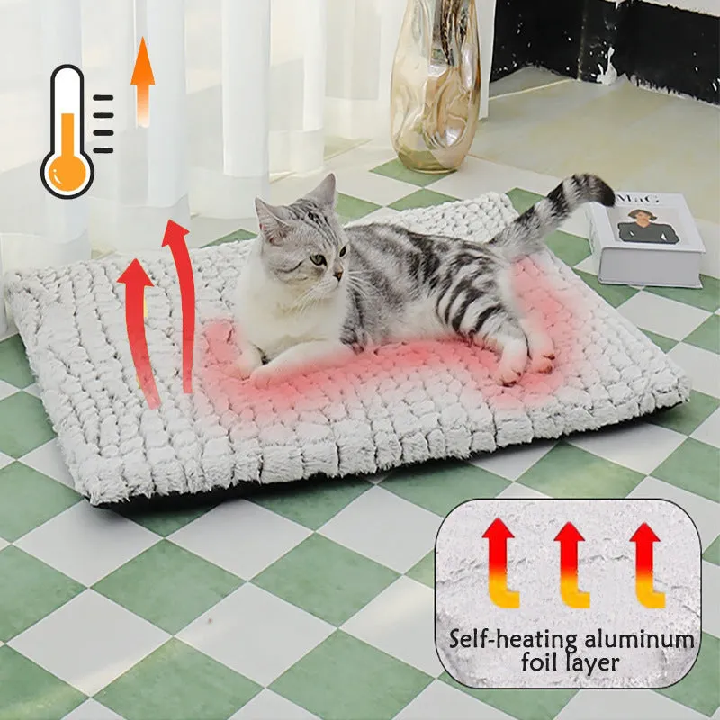 Warm cloth pet pad for dogs and cats in 50x40cm or 70x48cm sizes
