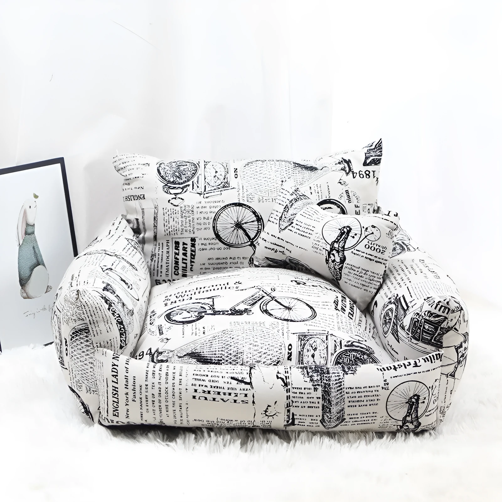 Canvas pet nest for sofa in autumn winter with 58cm size and colour options