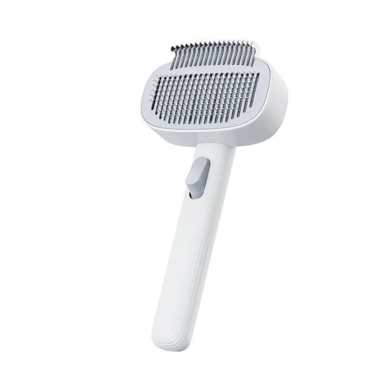 Pet comb in Mi Elegant White for cat and dog float hair cleaning and knot untying