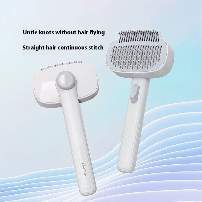 Pet comb in Mi Elegant White for cat and dog float hair cleaning and knot untying