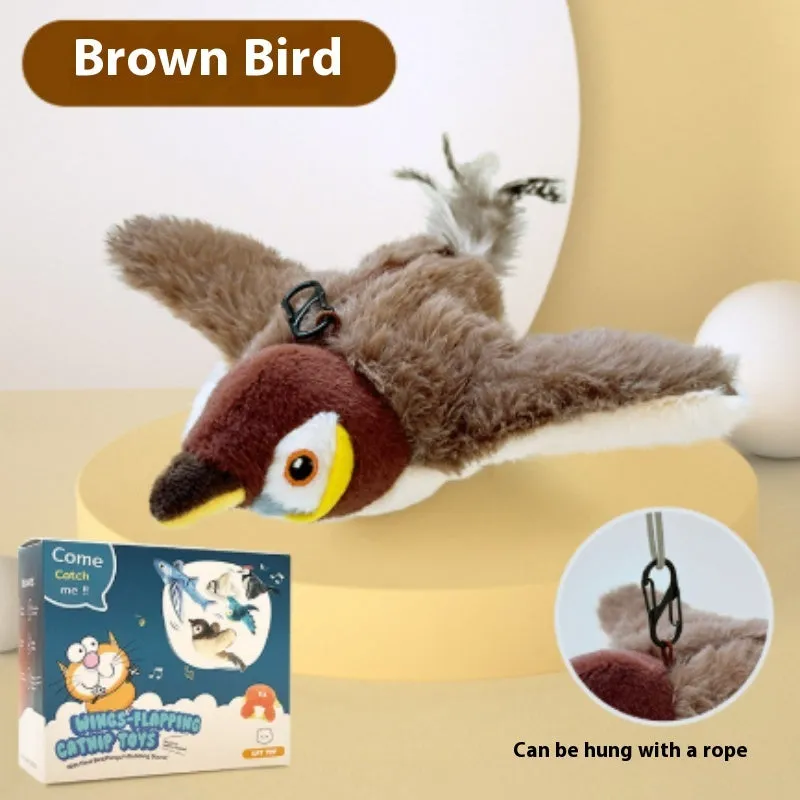 Pet plush bite resistant toy with electric shaking in light gray on a floor