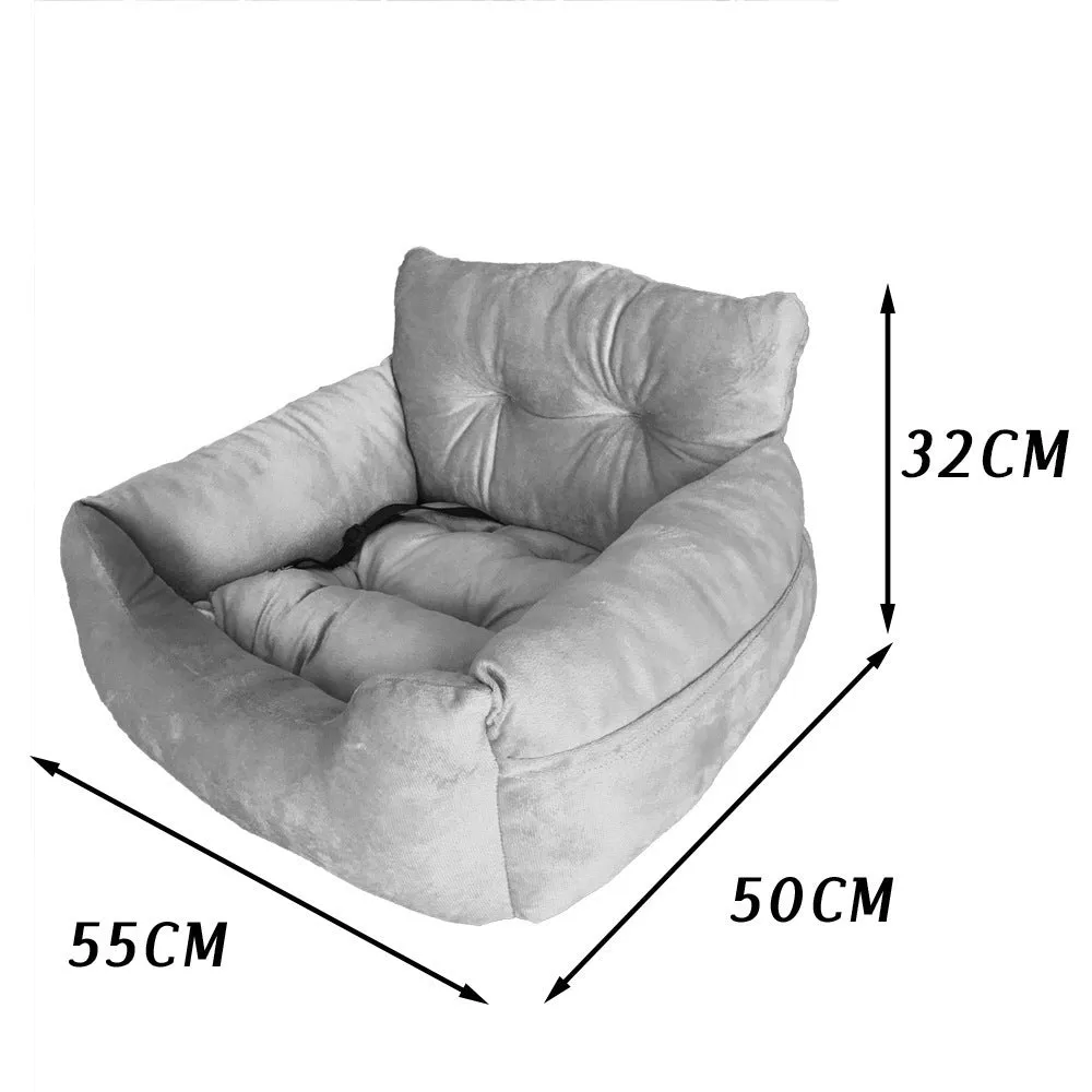 Pet sofa bed car nest striped dog bed 45x40x30cm cloth material raised sides