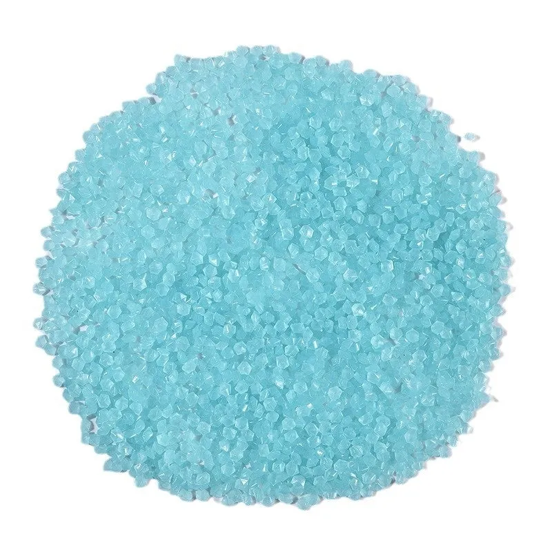 Blue luminous sand 3-5mm in a bag for aquarium decoration and fish tank landscape
