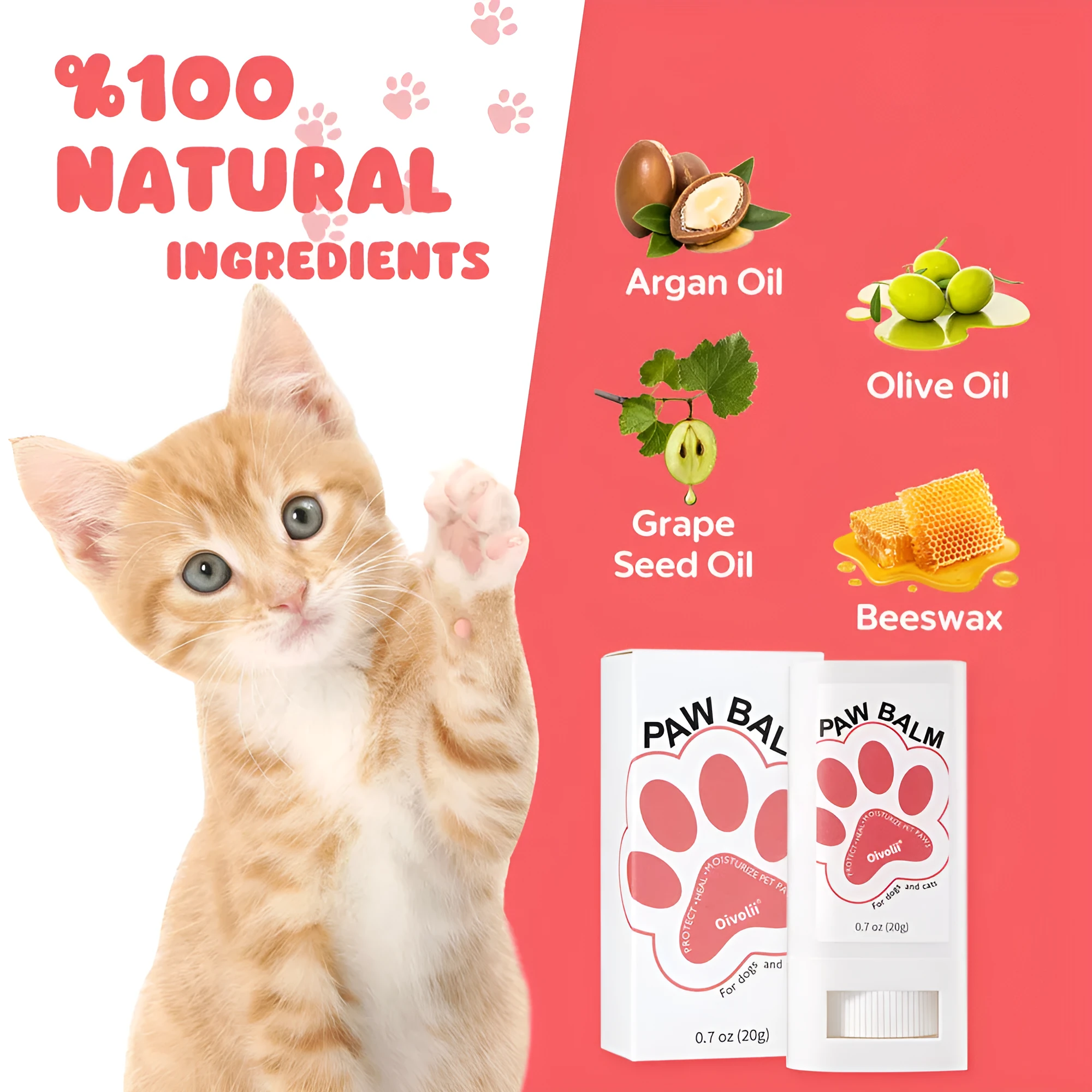 Pet regenerating foot cream cat paw anti-chapping claw care cream in tube packaging