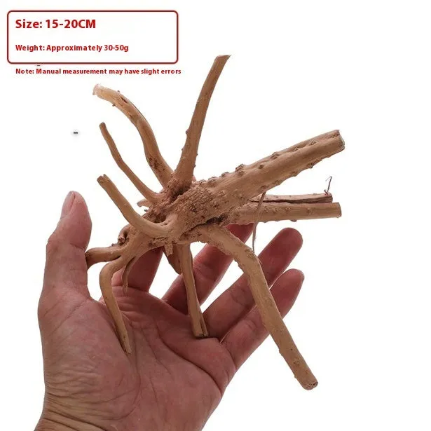 Xiaoqi root natural wood aquarium ornament for fish tank scenery decoration.