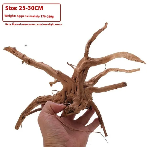 Xiaoqi root natural wood aquarium ornament for fish tank scenery decoration.