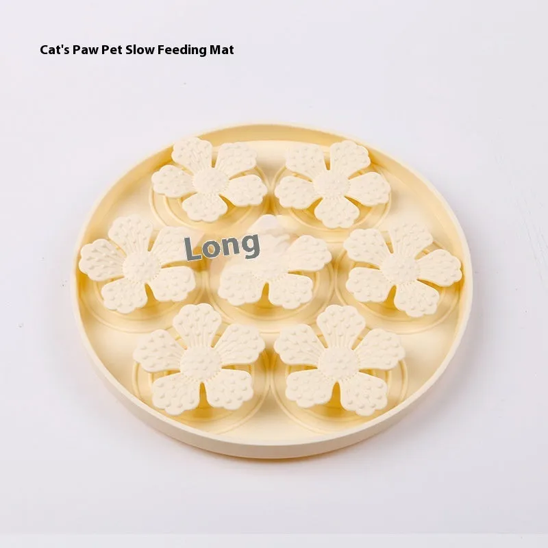 Silicone pet licking pad suction cup food bowl in rose style round purple colour