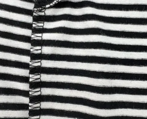 Winter stretch fleece vest for pets in green stripes on a small dog