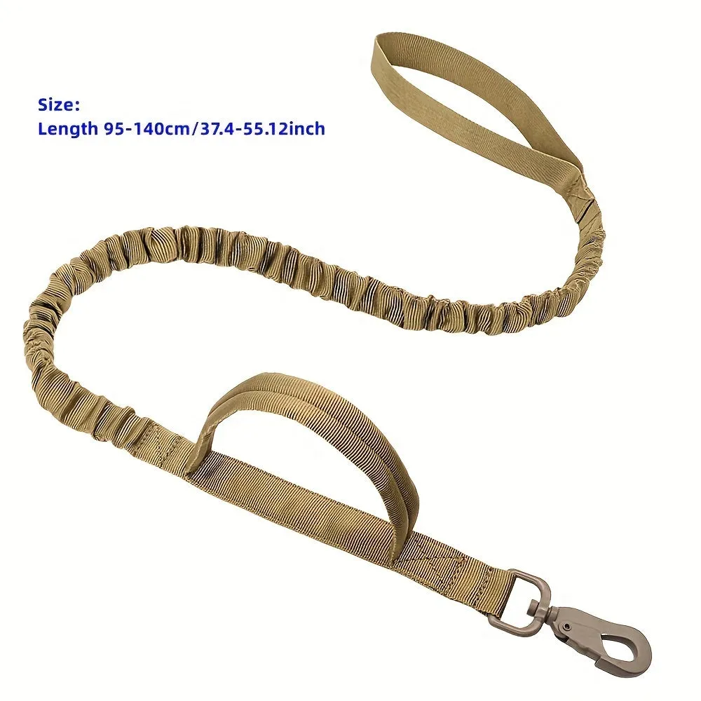 Retractable dog leash for large breeds with anti-burst safety technology