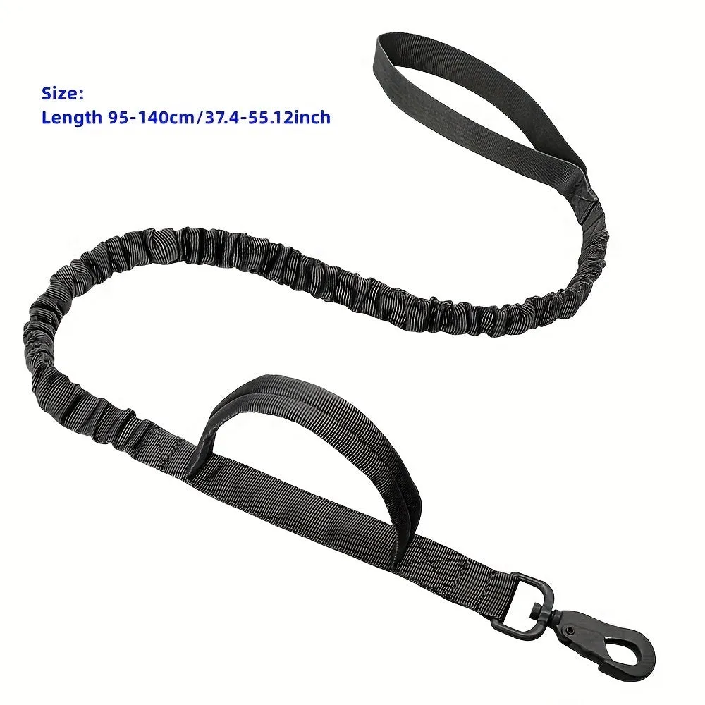 Retractable dog leash for large breeds with anti-burst safety technology