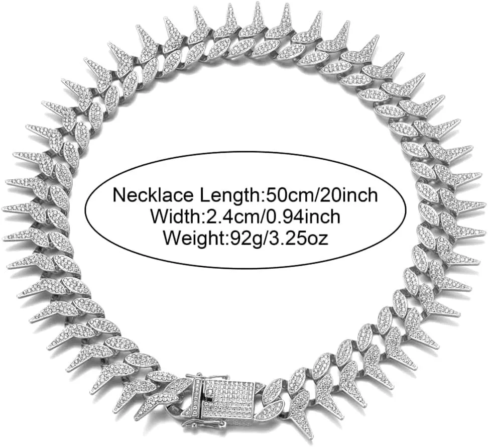 Diamond pet neckband necklace in gold with plaid pattern on a zinc alloy band, suitable for small to large pets.