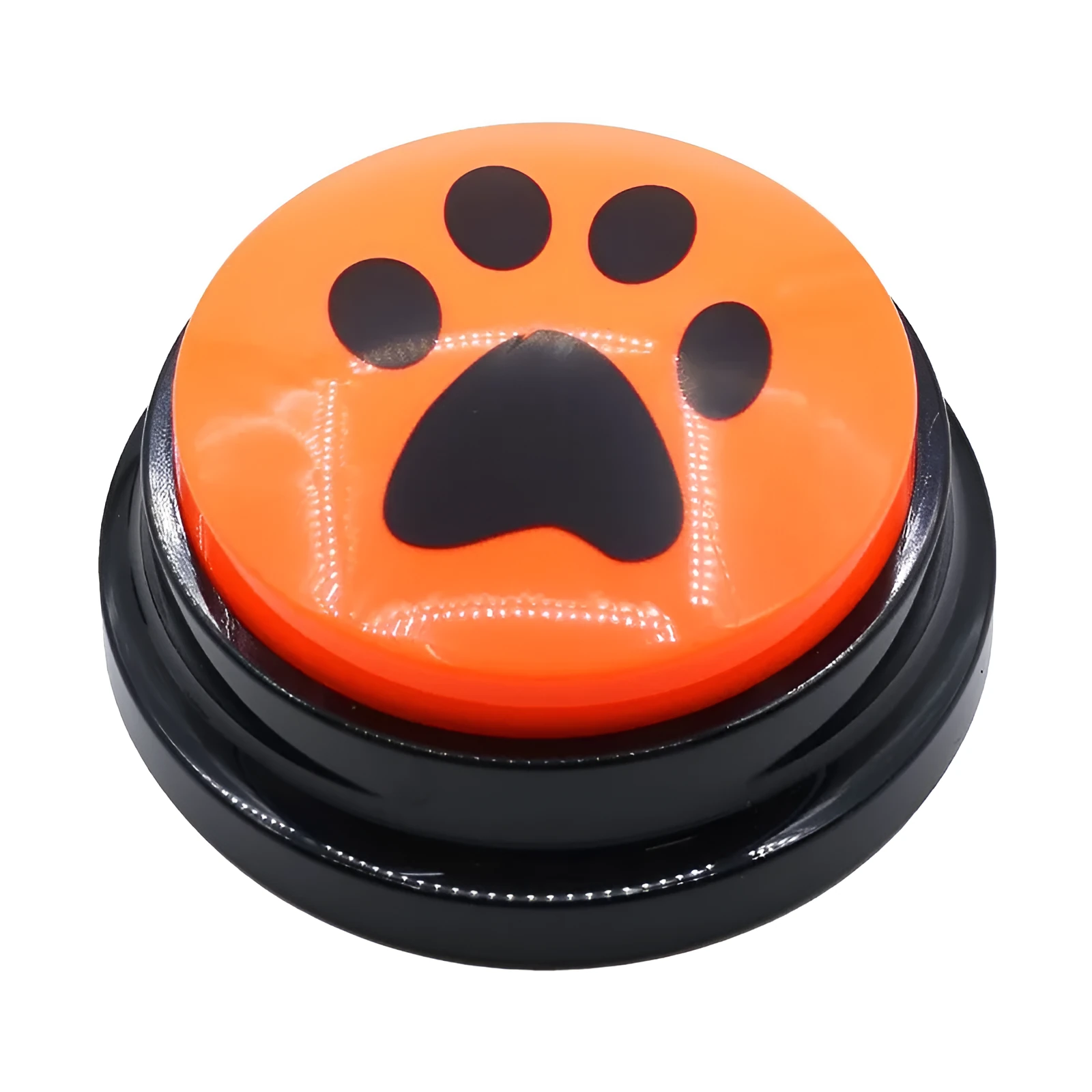 Pet button speaker 30 second recording box in fluorescent orange ABS shell for dog training