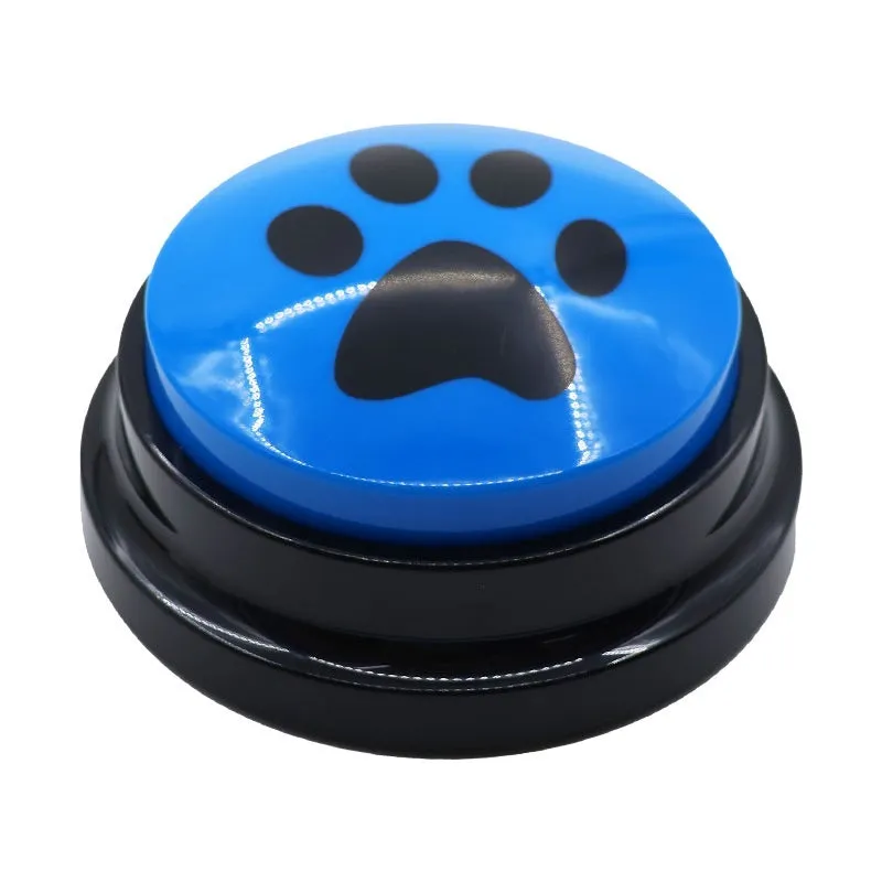 Pet button speaker 30 second recording box in fluorescent orange ABS shell for dog training
