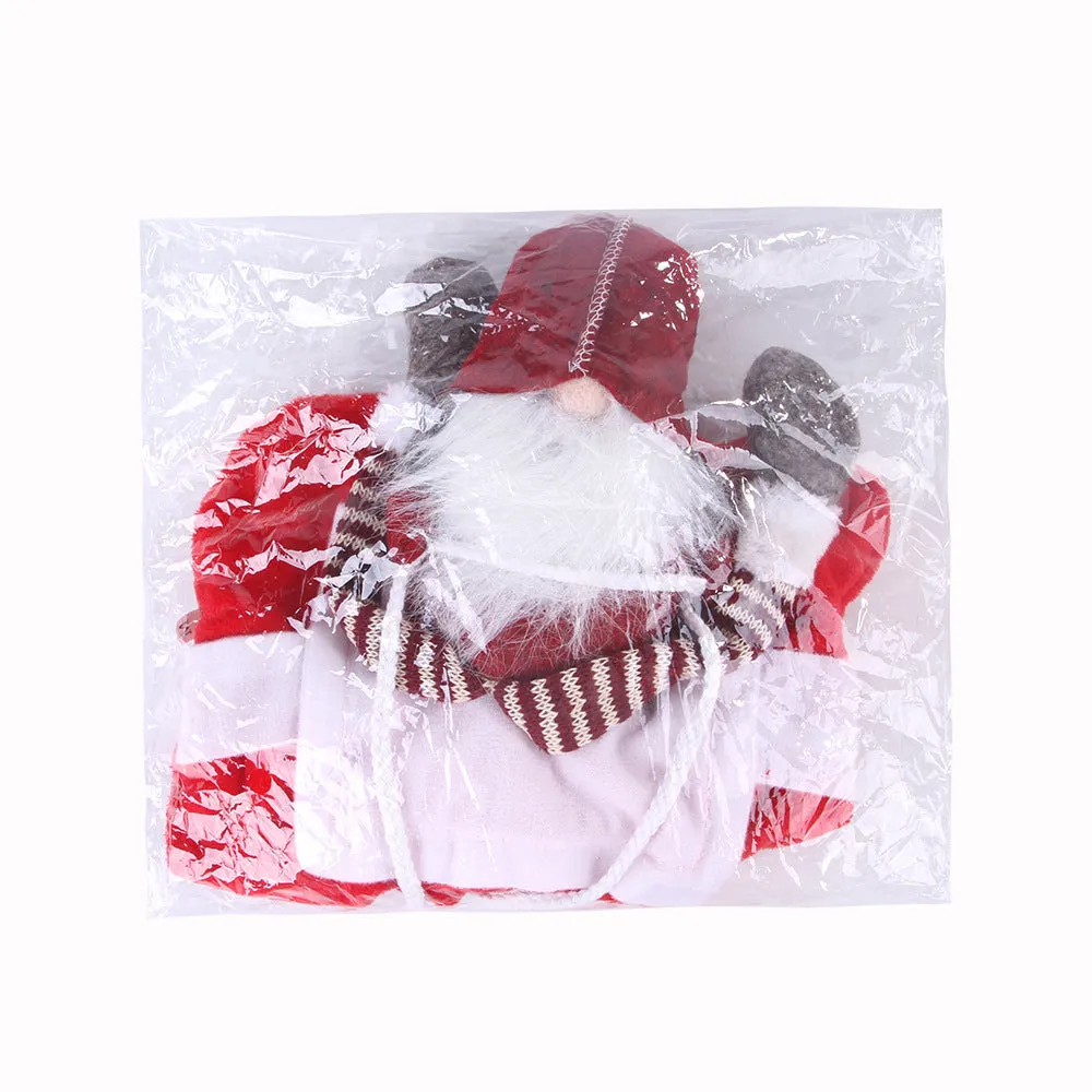 Red Santa Claus pet costume with flannel fabric and Velcro closure for dogs and cats at Christmas
